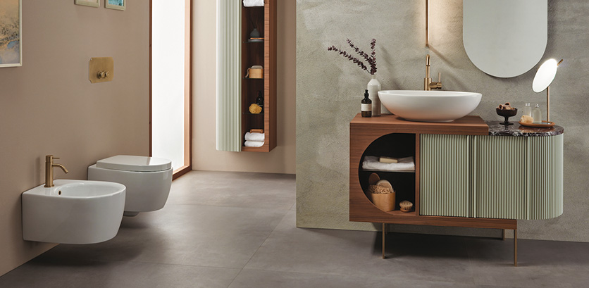 Baño estilo moderno de Gaia